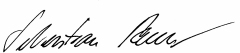Unterschrift  Remele 